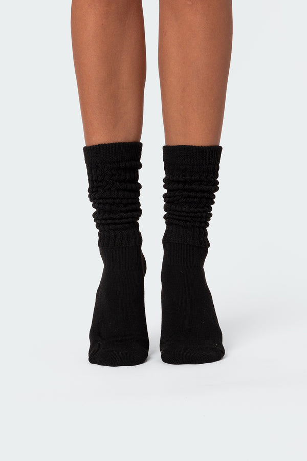Slouchy Scrunch Socks view 2