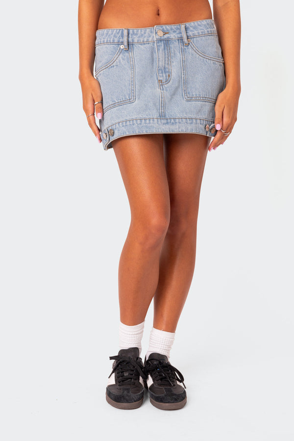Foxx Denim Mini Skirt view 1