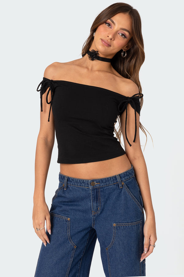 Jess Off Shoulder Top view 1