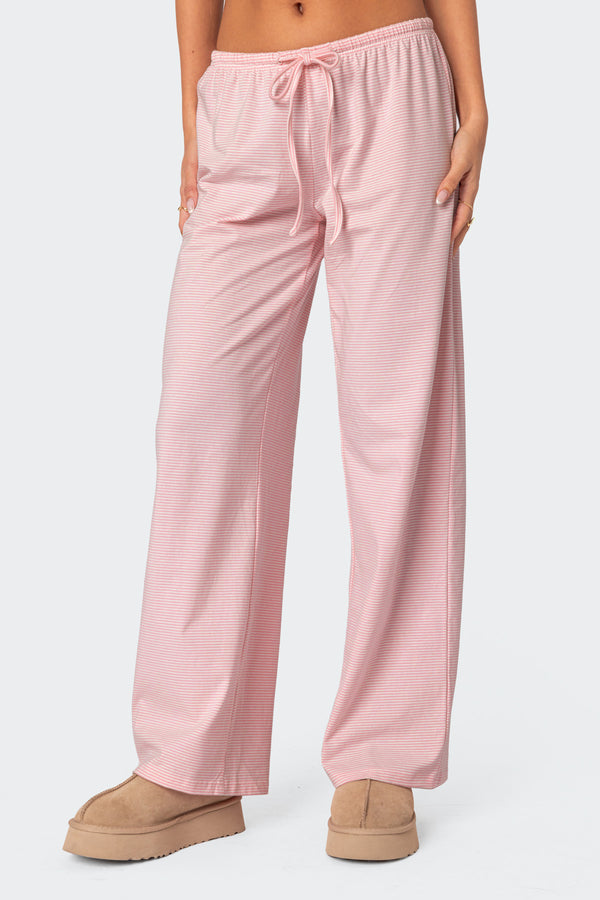 Olivia Striped Loose Fit Pants view 2