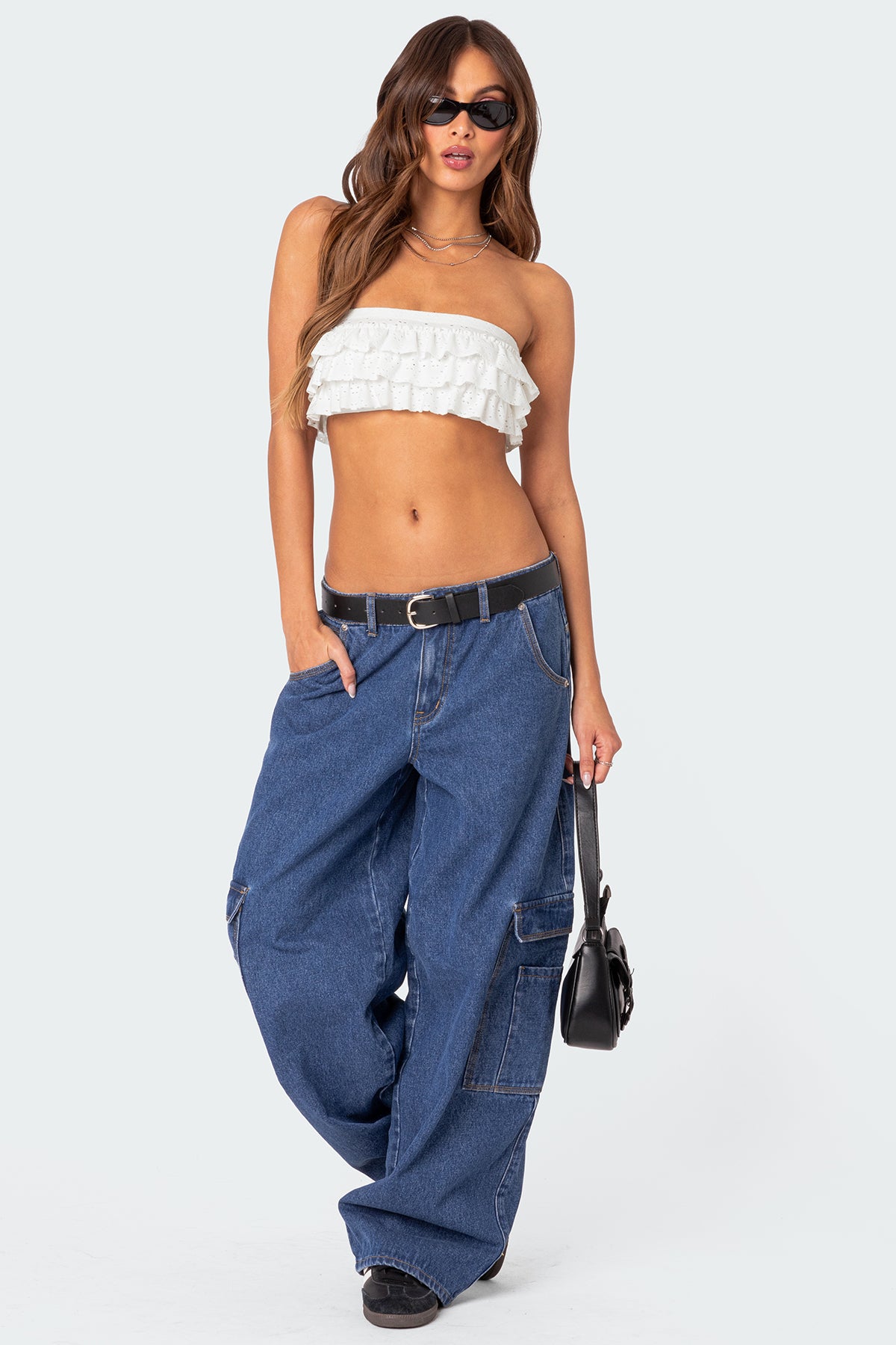 Super Baggy Oversized Belted Jeans