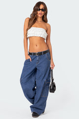 Super Baggy Oversized Belted Jeans