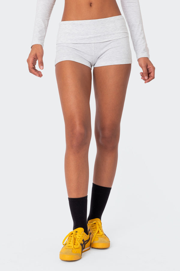 Meg Fold Over Shorts view 2