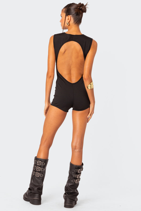 Brynley Open Back Romper view 1