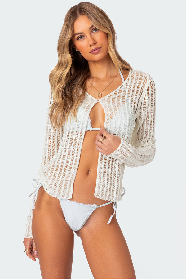 Cayla Sheer Knit Top view 1