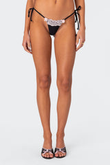 Cassey Lacey String Bikini Bottom