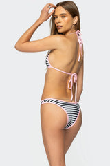 Jayla Striped Bikini Bottom