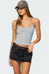 Tova Striped Scoop Tank Top