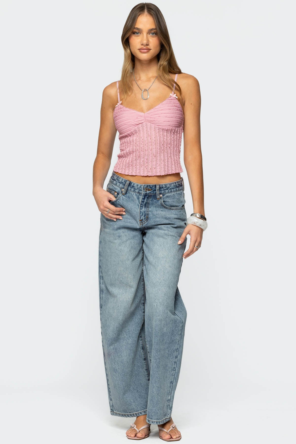 Aryah Ruffled Tank Top