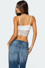 Mylah Lacey Asymmetric Tank Top