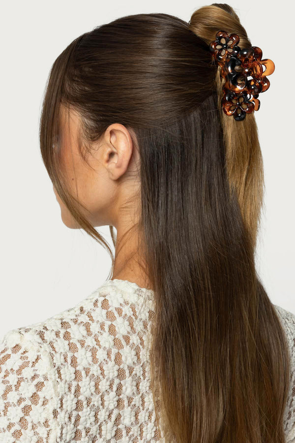 Floral Claw Clip view 1