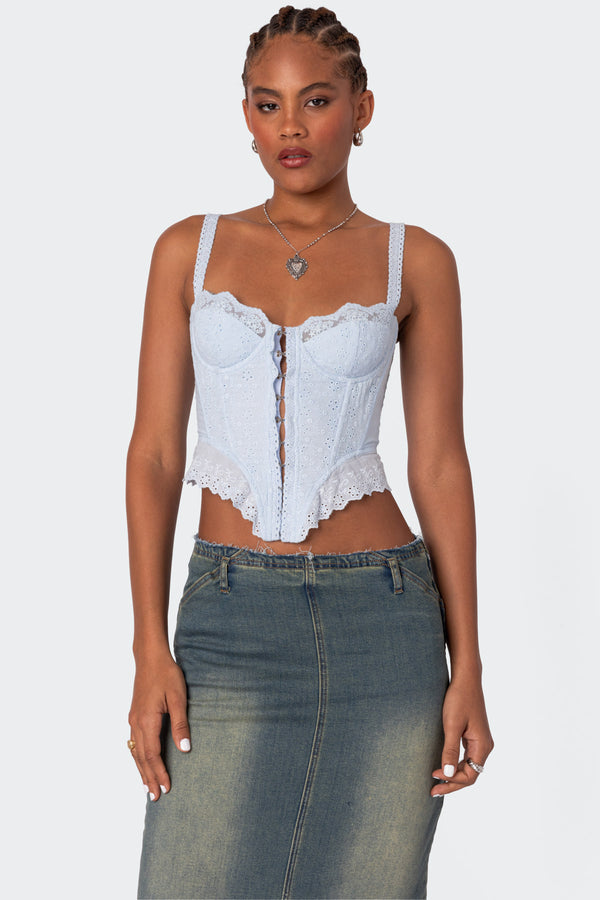 Asteria Eyelet Corset view 1