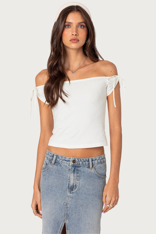 Jess Off Shoulder Top view 1