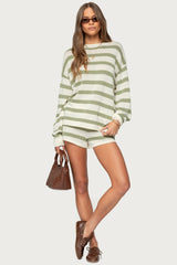 Amaris Oversized Striped Sweater