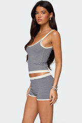 Saylor Striped Knit Tank Top