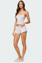Sephi Lacey Pointelle Tank Top
