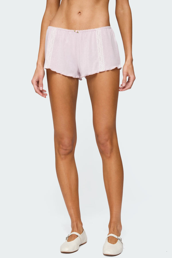 Sephi Lacey Pointelle Shorts view 2
