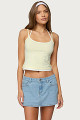 Roya Layered Halter Tank Top
