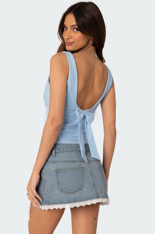 Ronda Bow Back Tank Top view 1