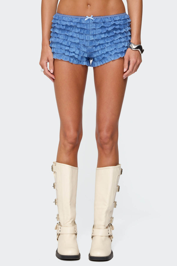 Shailee Ruffled Shorts view 2
