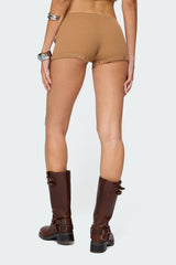 Hasel Grommet Ribbed Shorts