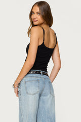 Rhinestone 8 Ball Tank Top