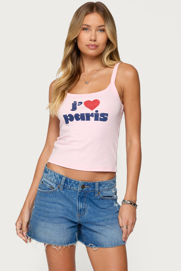 Love Paris Tank Top view 1
