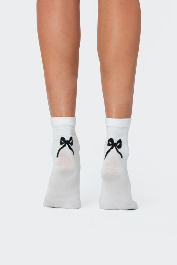 Bow Socks view 1