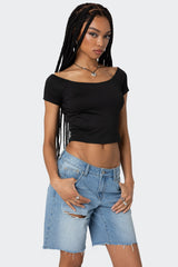 Alexandera Boat Neck Top