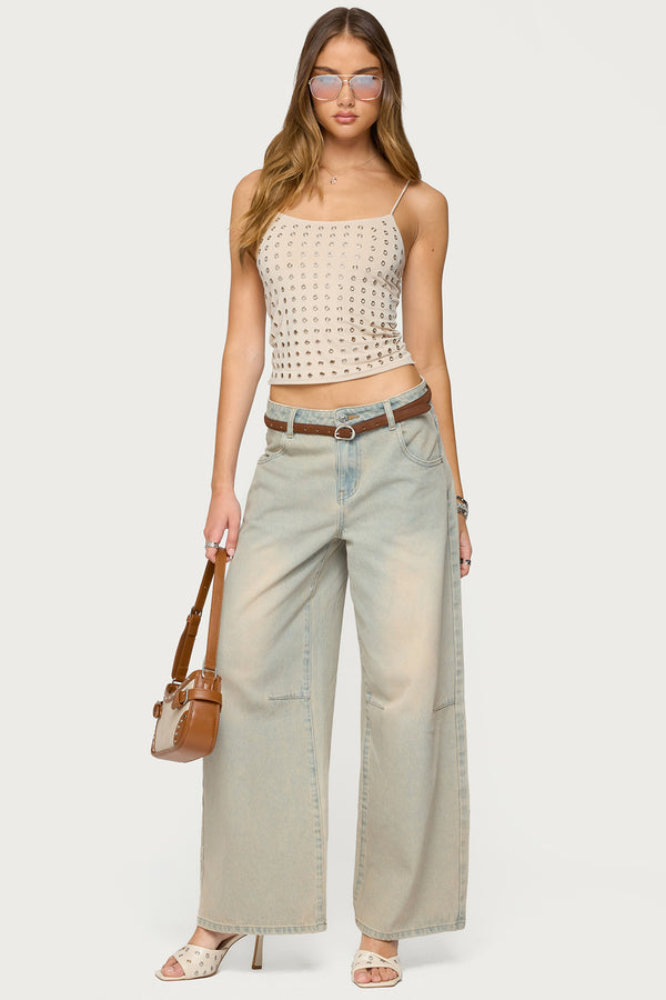 Vallie Grommet Tank Top view 2