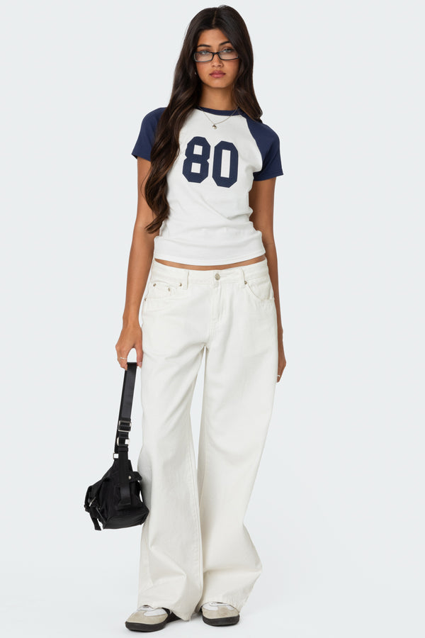 80'S Raglan T Shirt view 2