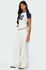 80'S Raglan T Shirt