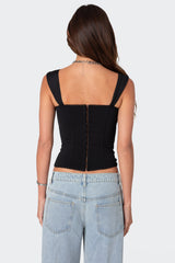 Marcella Wide Strap Corset