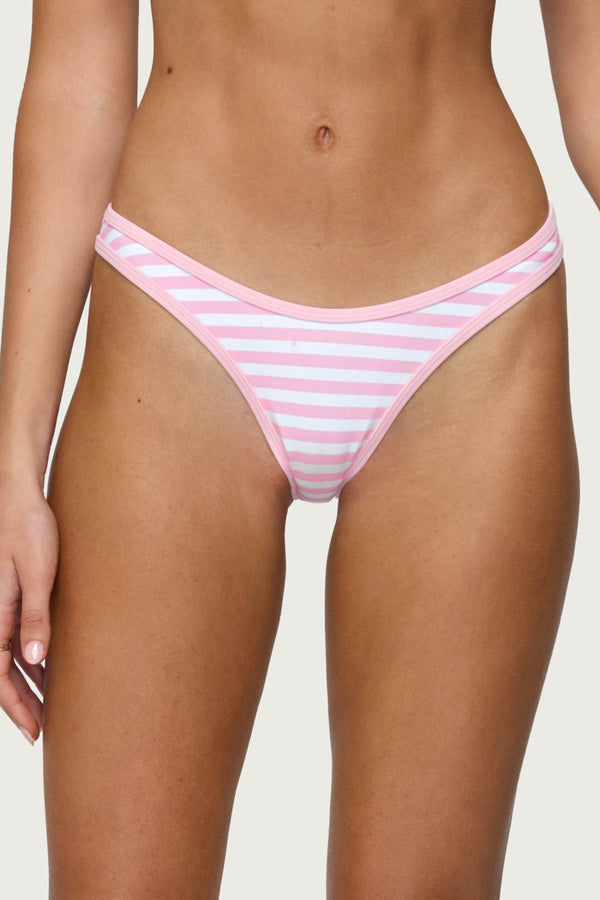 Jayla Striped Bikini Bottom view 2