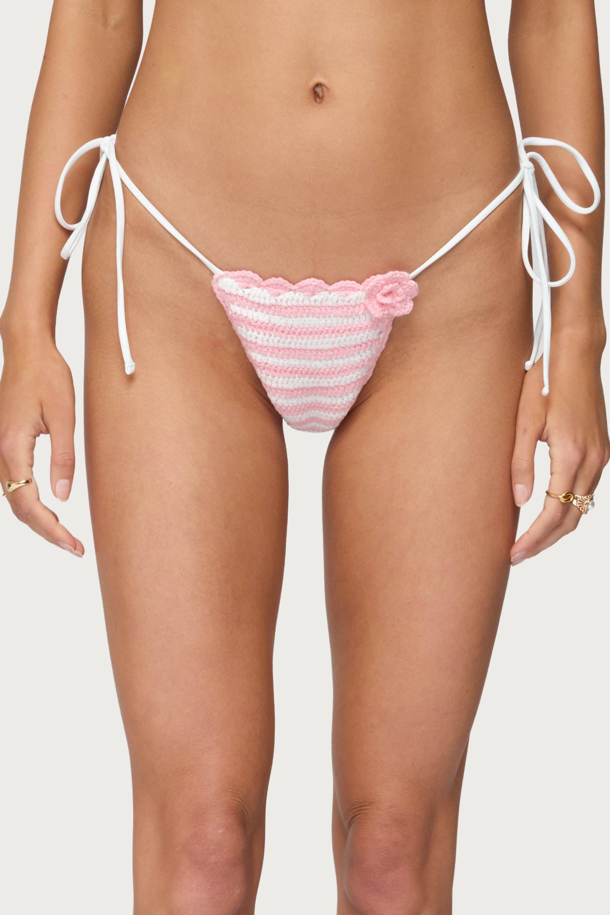 Azalea Crochet String Bikini Bottom