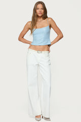 Metallic & Sequin Textured Tank Top