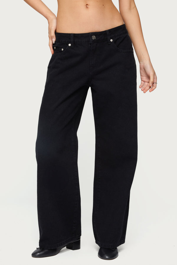Petite Daytime Low Rise Baggy Jeans view 2