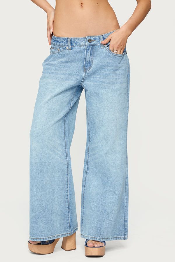 Petite Low Rise Bootcut Jeans view 2
