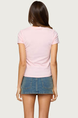 Narla Leopard Star T Shirt