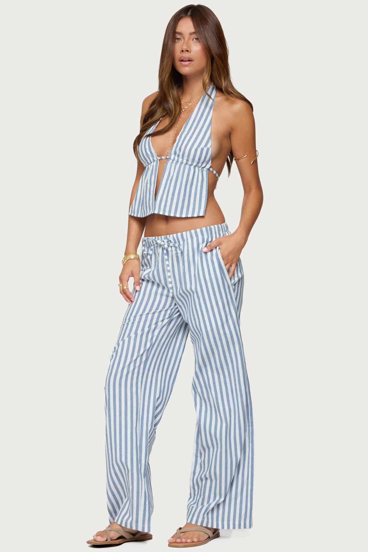 Macey Striped Pants