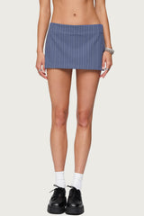 Frankey Pinstripe Mini Skort