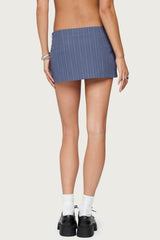 Frankey Pinstripe Mini Skort