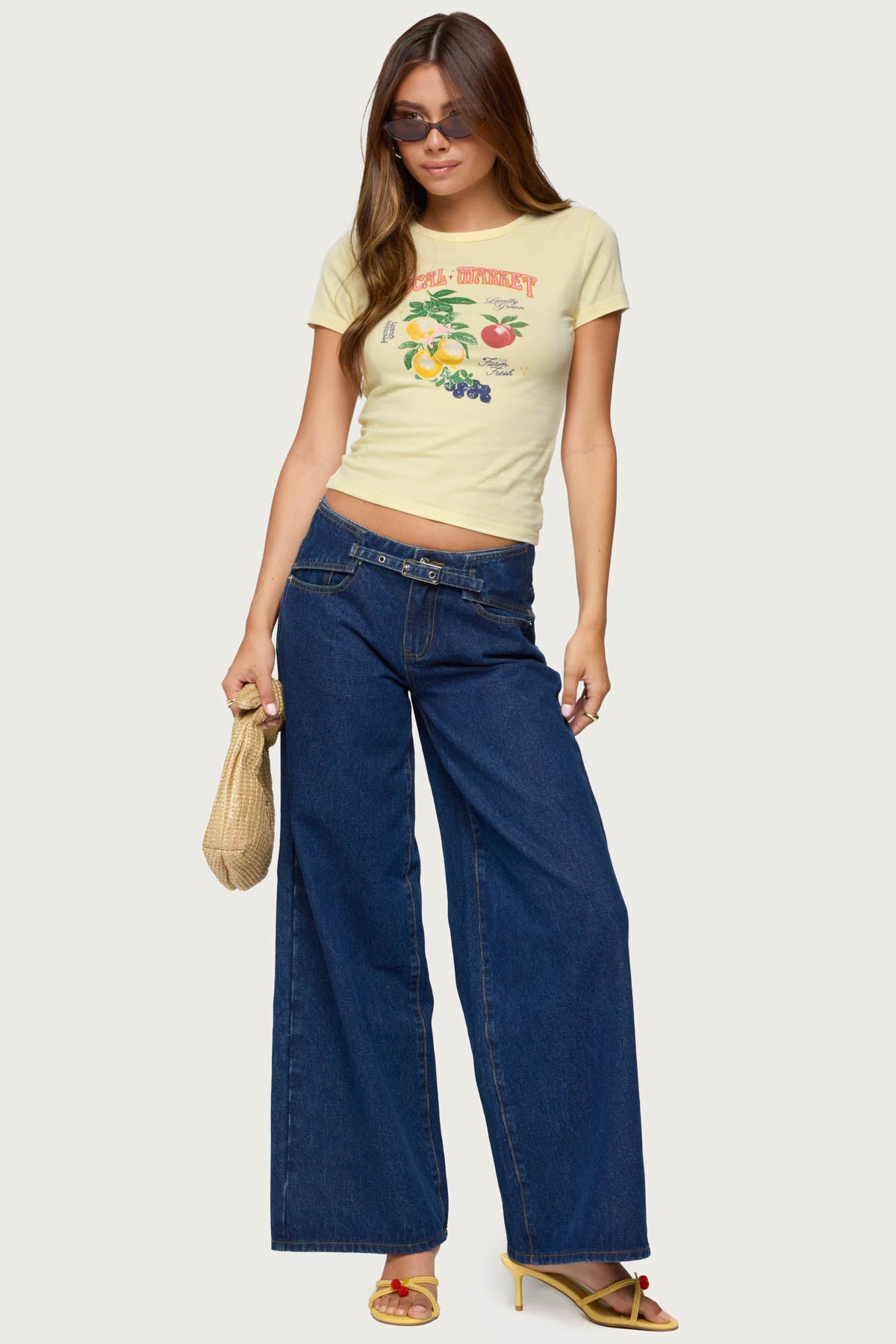 Local Market Graphic T Shirt