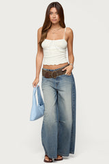 Misty Lacey Textured Tank Top