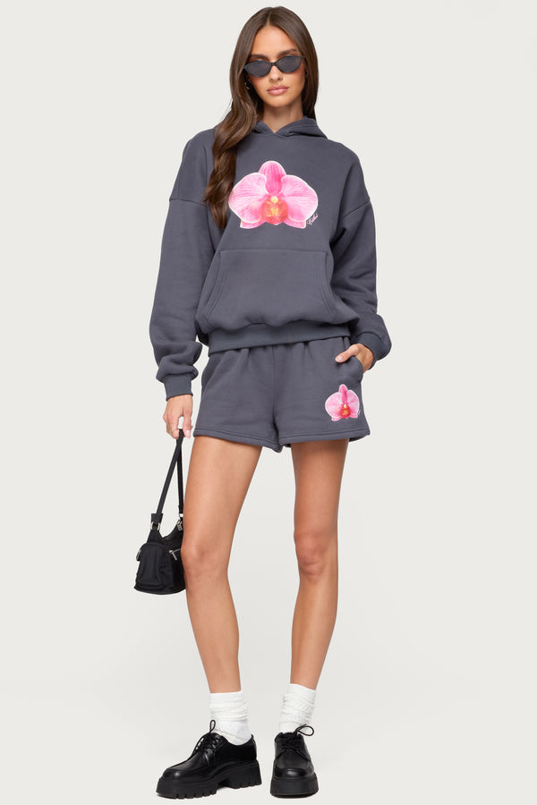 Orchid Babe Sweat Shorts view 1