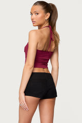 Ayana Layered Bandeau Halter Top