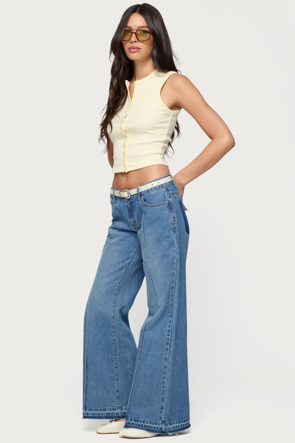 Basel Button Up Tank Top