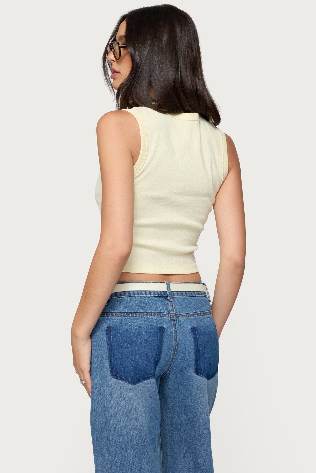 Basel Button Up Tank Top
