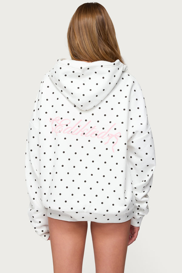 Chelsie Polka Dot Hoodie view 1