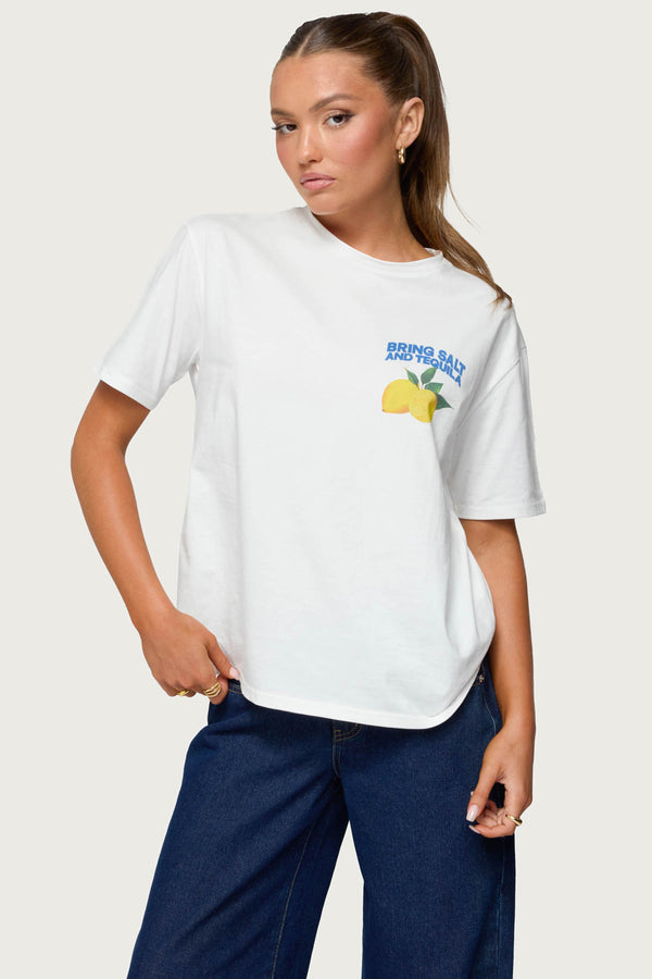 Let's Make Margs Oversized T Shirt view 1